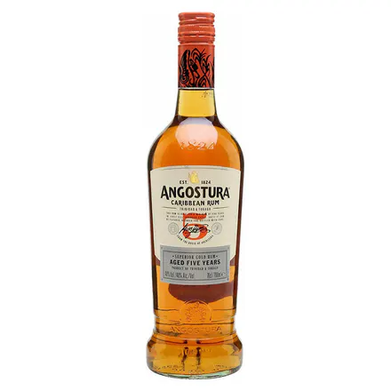 Confezione di Angostura Gold 5 Y.O.