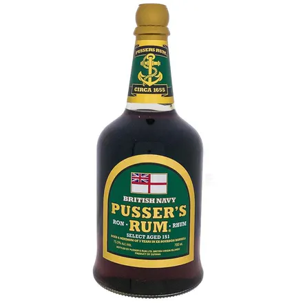 Confezione di Pusser's 151 Overproof