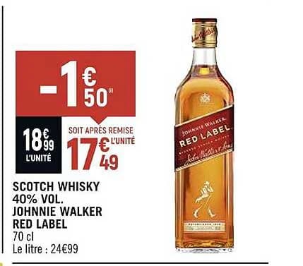 Johnnie Walker Red: vista principale