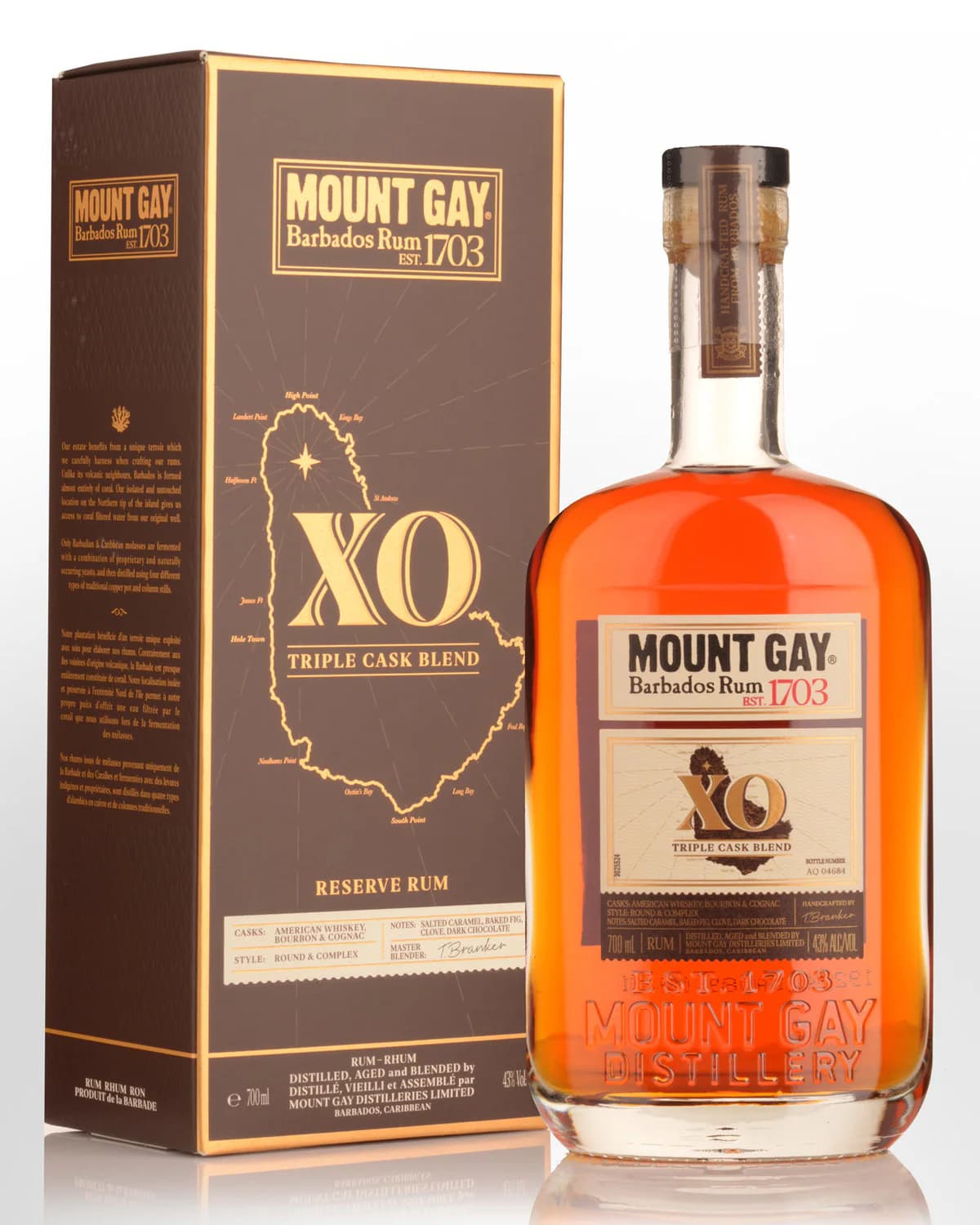 Mount Gay XO: vista principale
