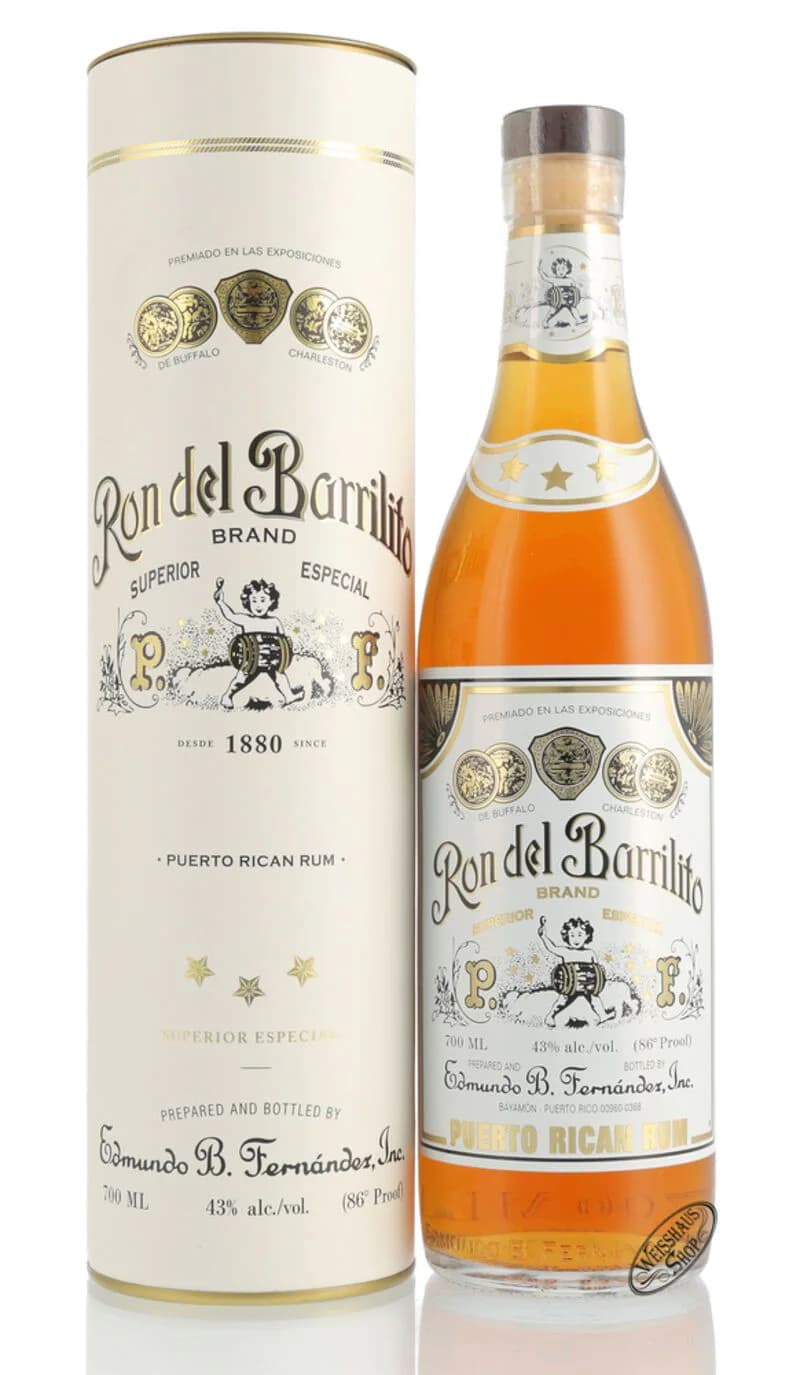 Confezione di Ron Del Barrilito 3 Stars