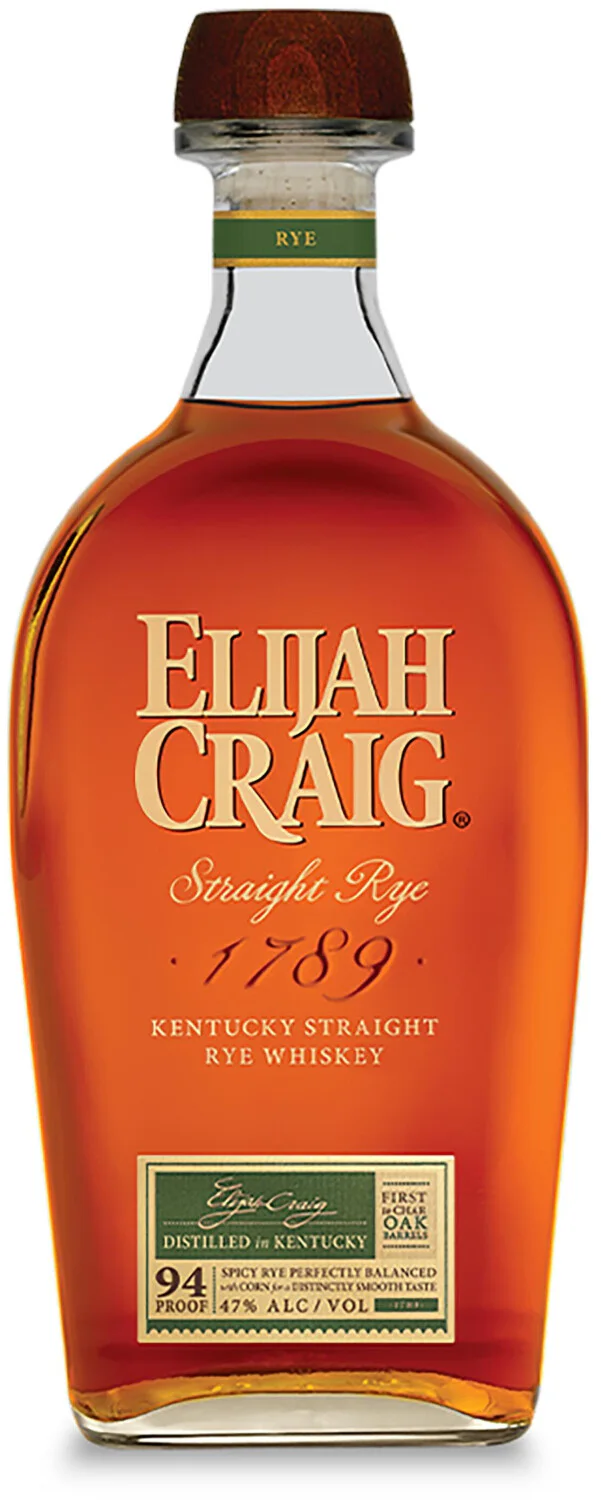 Rye Whiskey Elijah Craig Straight Rye: vista principale