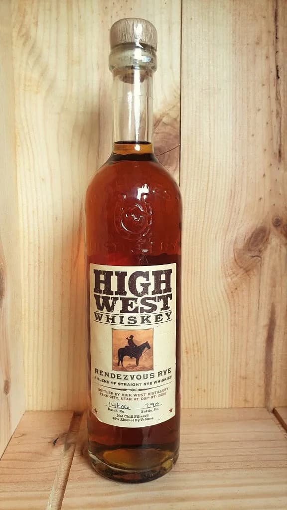 Rye Whiskey High West Rendezvous: vista principale
