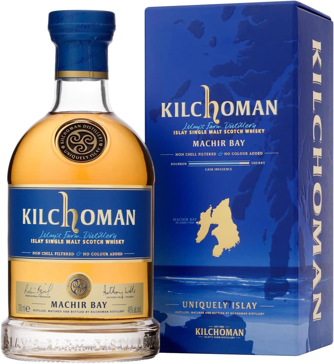 Kilchoman Machir Bay Islay Single Malt: vista principale