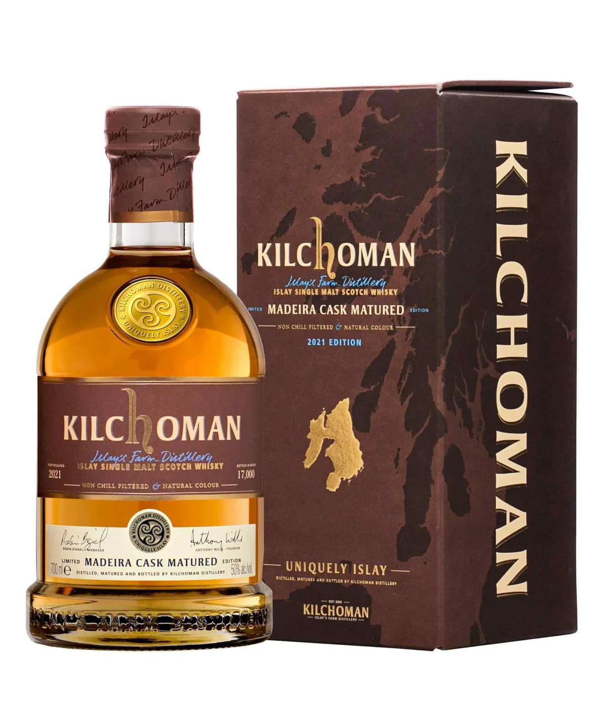 Kilchoman Madeira Cask Matured: vista principale