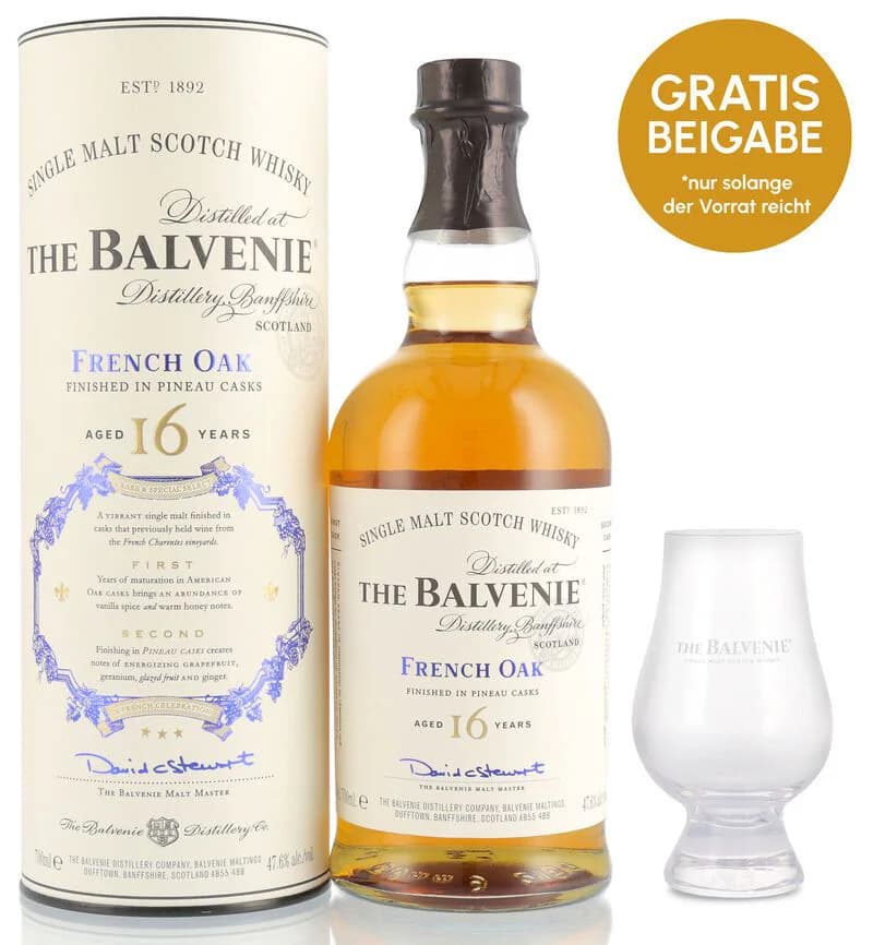 The Balvenie 16YO French Oak: vista principale