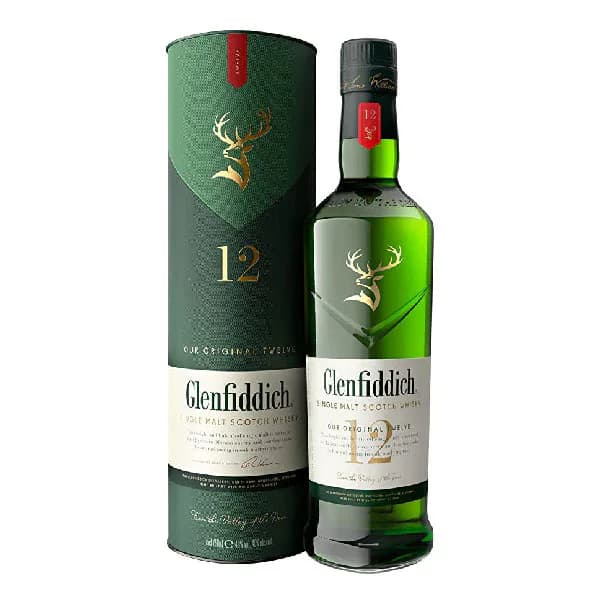 Confezione di Glenfiddich 12 Y.O.