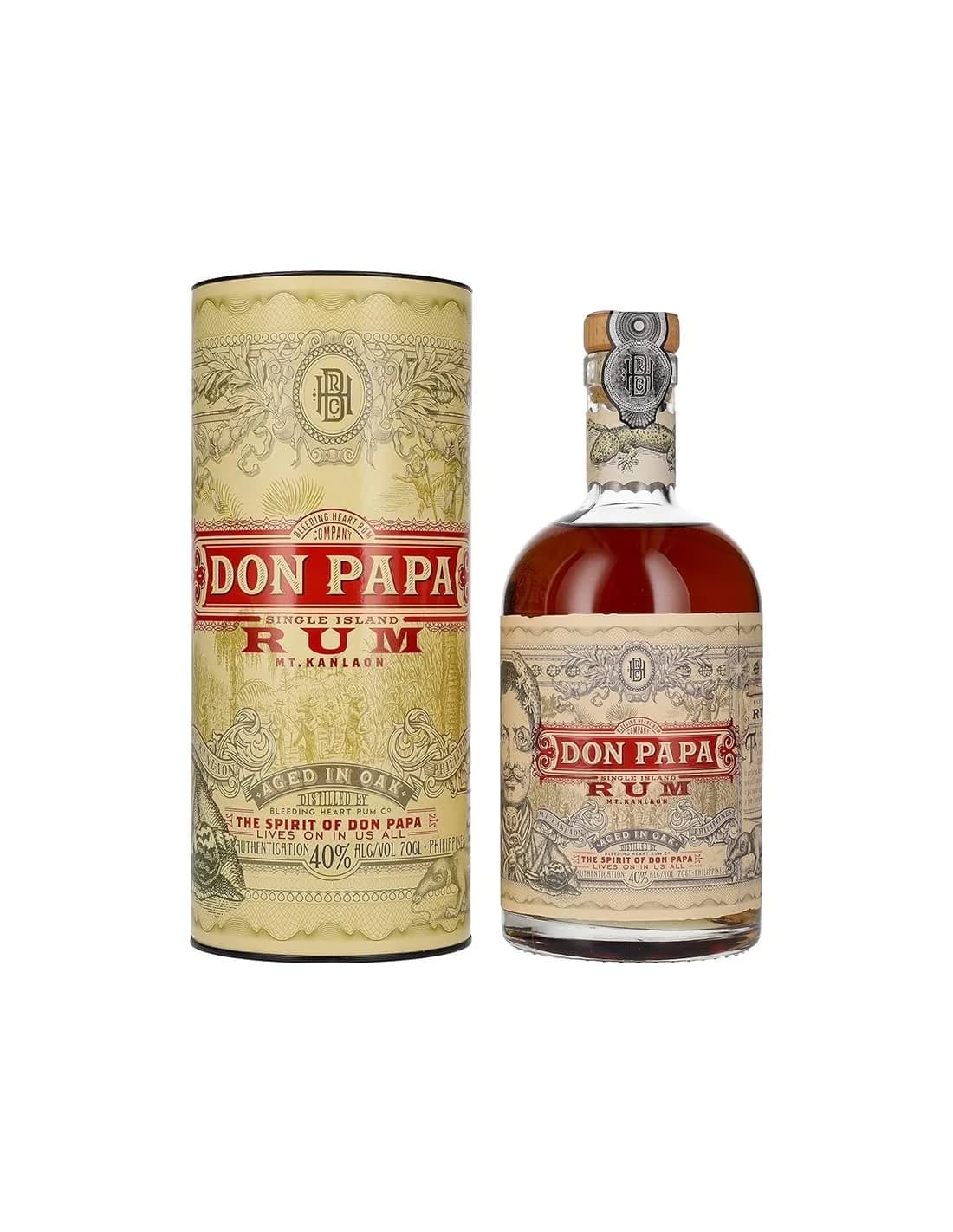 Don Papa 7 Y.O. 0.70: vista principale