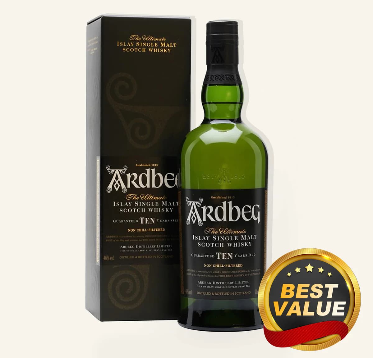 Ardbeg 10Y.O. 0.70: vista principale