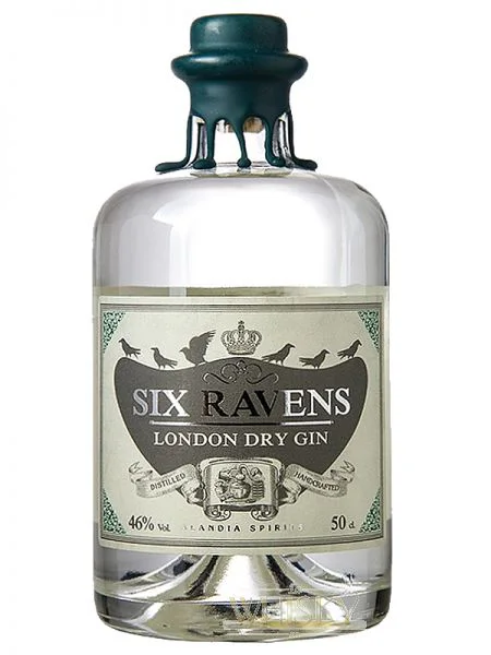 Confezione di Six Ravens London Dry