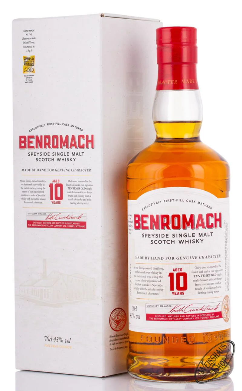 Confezione di Benromach 10 Y.o